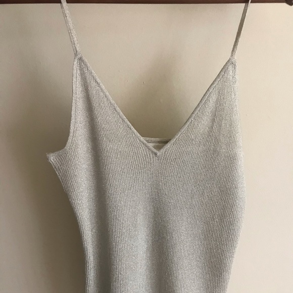 gold metallic spaghetti strap - Picture 2 of 4